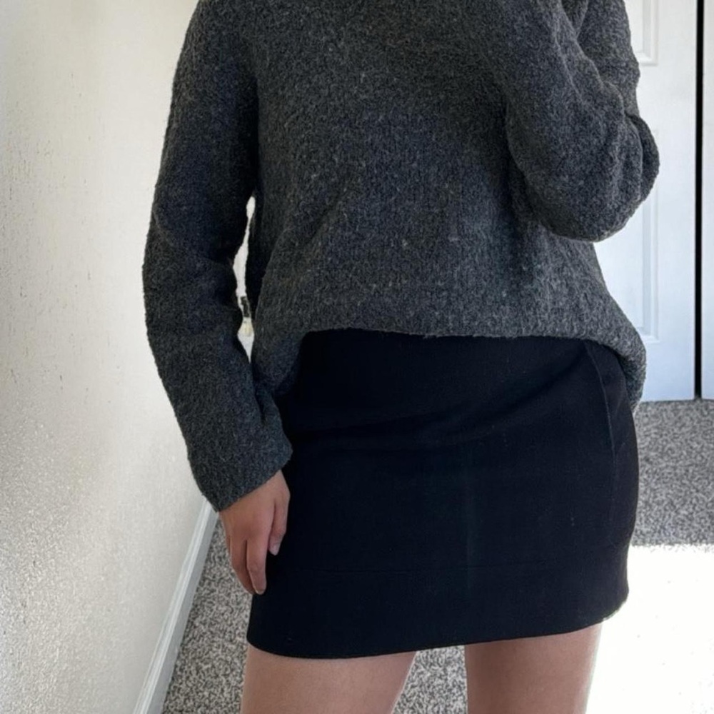 J.Crew wool mini skirt